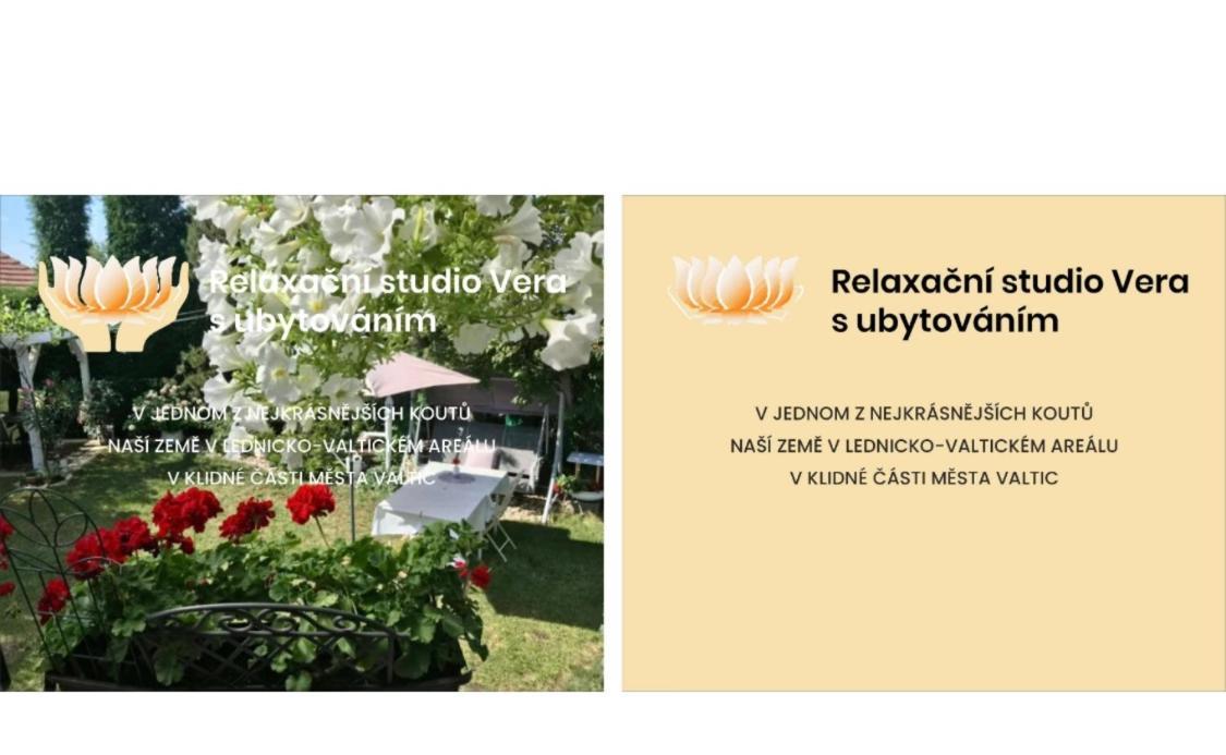 Relaxacni Studio Vera S Ubytovanim Valtice Extérieur photo